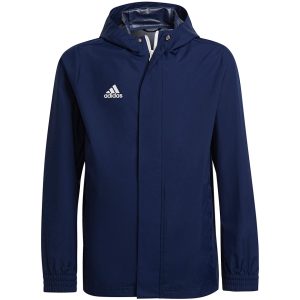 Kurtka dla dzieci adidas Entrada 22 All Weather granatowa H57511