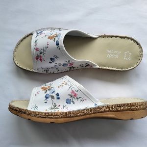 291 KLAPKI SKÓRZANE DAMSKIE SKÓRA NATURALNA