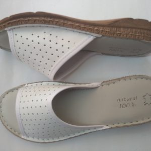 291 KLAPKI SKÓRZANE DAMSKIE SKÓRA NATURALNA