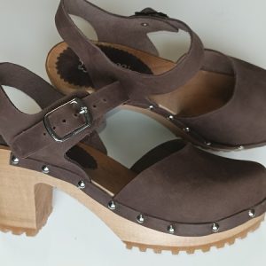 329 Drewniaki Sandały Damskie Skórzane Skóra Naturalna (Kopia)